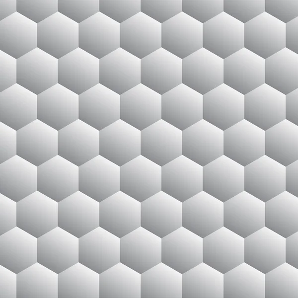 Astratto Modello Gradiente Esagonale Bianco Geometrico Senza Cuciture — Vettoriale Stock