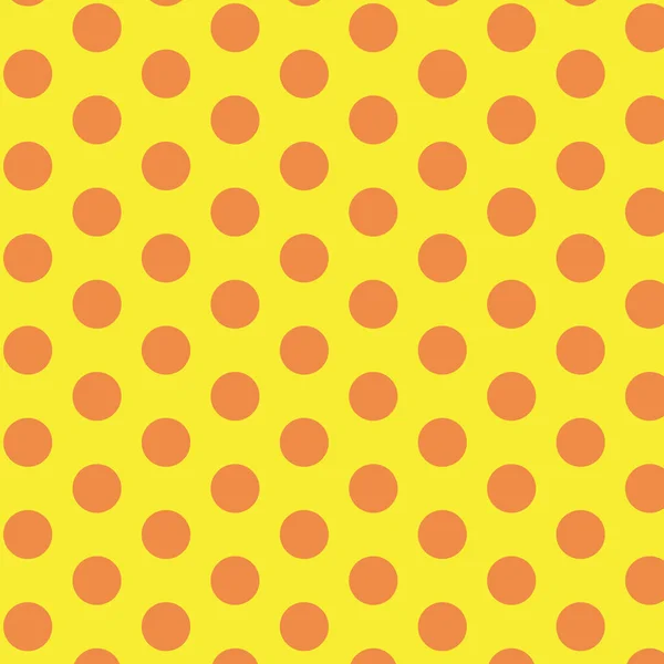Padrão Ponto Geométrico Sem Costura Abstrato Com Amarelo — Vetor de Stock