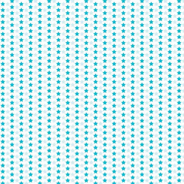 Abstract Naadloos Geometrisch Blauw Ster Patroon Kunst — Stockvector