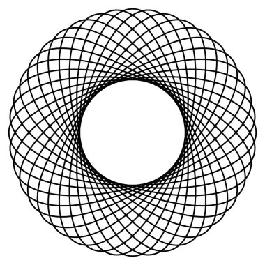soyut geometrik model vektör çizimi.