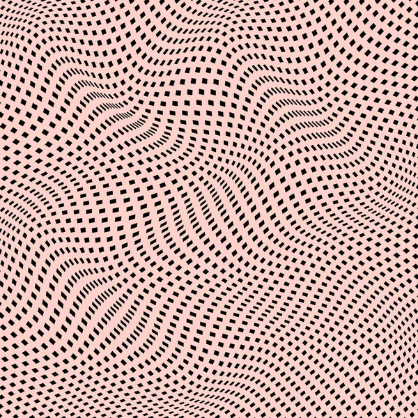 Abstrato Preto Pequeno Polka Dot Padrão Ilustração Com Rosa —  Vetores de Stock
