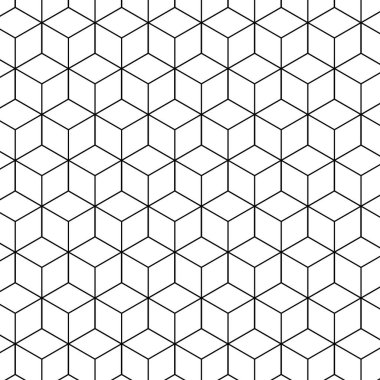 Soyut kesintisiz geometrik desen vektör çizim.