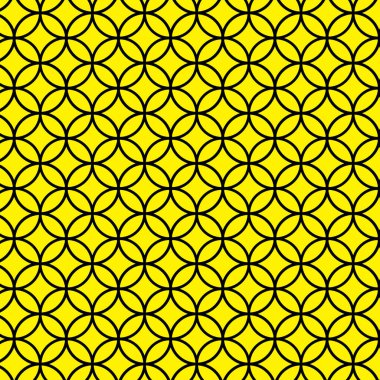 Soyut kesintisiz geometrik desen vektör çizim.