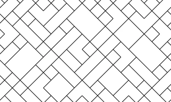 シームレスな幾何学的パターンのベクトル図を抽象化します — ストックベクタ