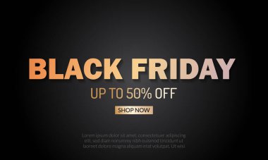 Kara Cuma güzel vektör tasarımı.