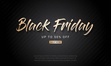 Kara Cuma güzel vektör tasarımı.