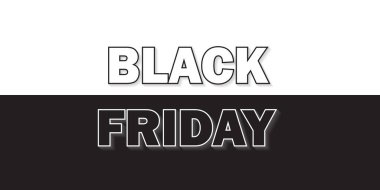 Kara Cuma güzel vektör tasarımı.