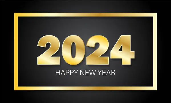 Feliz Año Nuevo 2024 Arte Vectorial Creativo Vectores De Stock Sin Royalties Gratis
