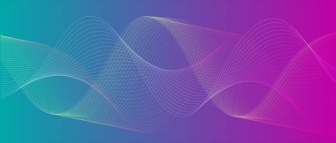 Soyut dalga çizgi deseni.