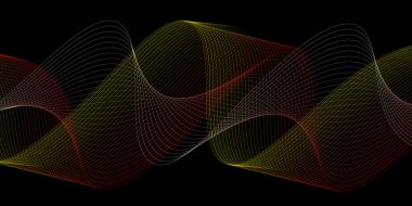 Soyut dalga çizgi deseni.