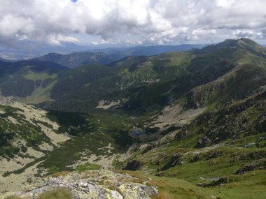 Slovakya 'nın High Tatras kentindeki dağların güzel manzarası
