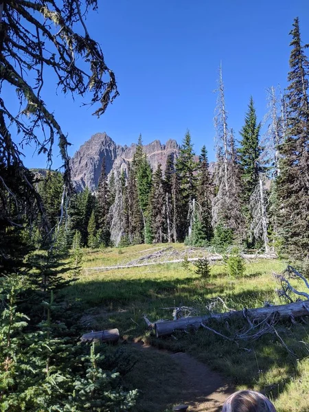 Canyon Rim Caminhada Por Jack Lake Oregon — Fotografia de Stock