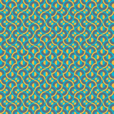 Soyut kumaş zarif geometrik desen, tekstil, giysi, fayans, perde, masa örtüsü, halı için parlak renkli sanatsal tasarımdır..