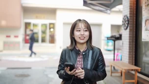 Landskap Taiwanesiska Kvinnor Årsåldern Och Asiatiska Kvinnor Årsåldern Chattar Den — Stockvideo