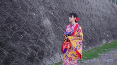Yavaş çekim, Okinawan Ryuso 'da genç bir kadın olarak kültürel mirasın özünü yakalar. Modern şehir manzarasında yol alır. Her adımında gelenek ve gelişimin uyumlu bir karışımıdır..