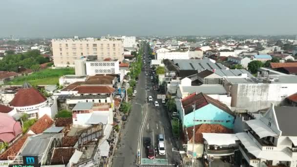 Yogyakarta Indonesia Maggio 2023 Veduta Aerea Del Monumento Tugu Jogja — Video Stock