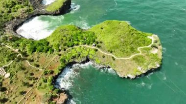 Kesirat Deniz Kayalıklarının Hava Görünümü