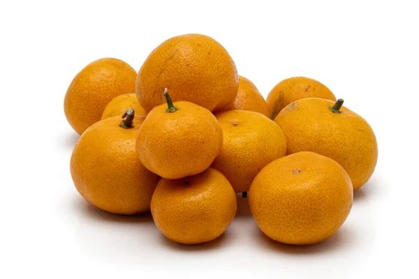 Naranja Aislado Shantang Naranja Sobre Blanco Shantang Birmano Naranja Sobre —  Fotos de Stock