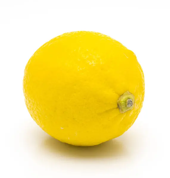 Lemon Isolated Realistic Lemon White Background — Stock Photo, Image