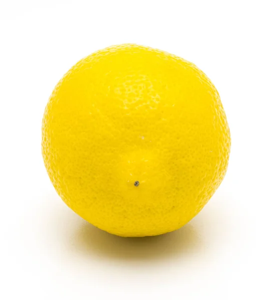 Limão Isolado Limão Realista Fundo Branco — Fotografia de Stock