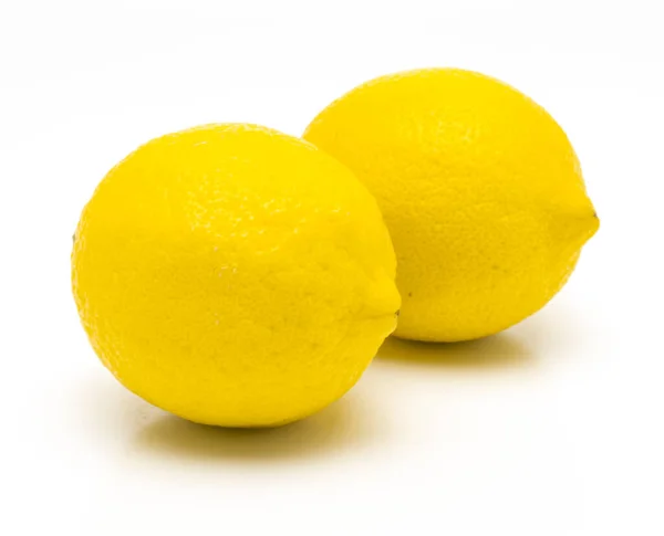 Лимон Изолирован Реалистичная Лимон Белом Фоне — стоковое фото