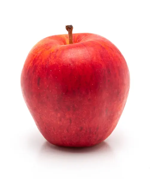 stock image Red Apple Isolated. Realistic Red Apple on a White Background.