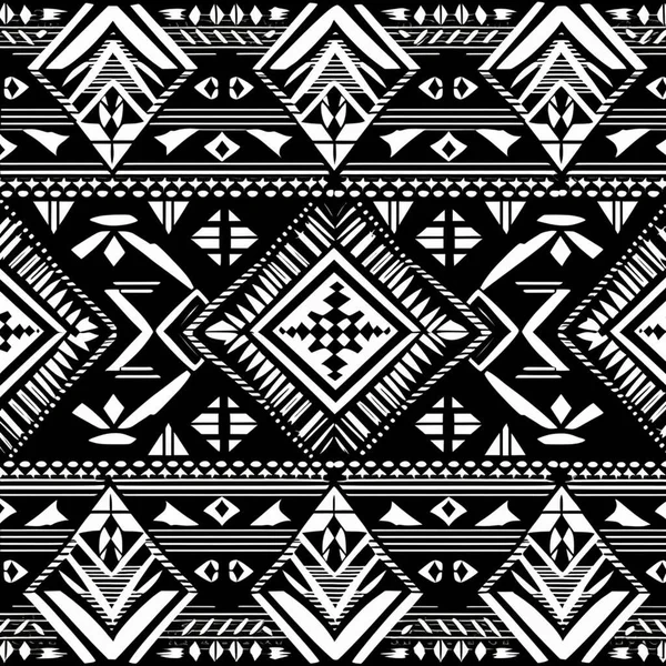 Patrón Étnico Tradicional Sin Costura Geométrica Étnica — Foto de Stock