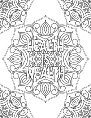 Mandala Yetişkinler İçin Motivasyonel Renklendirme Sayfaları ve Öz Sevgi ve Kendine Bakım Çocuklar İçin Bu Doğrulama Kişisel Motivasyon, İlham, Olumluluk ve İyi Titreşimler İçin
