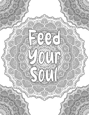 Yetişkinler İçin Motivasyon Mandala Renklendirme Sayfaları ve Kendini Geliştirme, Kendini Geliştirme ve Öz Bakım Bu Doğrulama Kişisel Motivasyon, İlham, Olumluluk ve İyi Titreşimler İçin