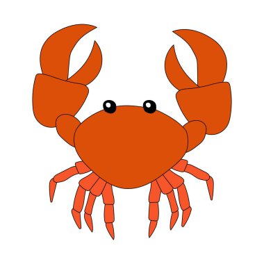 Crab Clipart 'ta. Su altı Hayvanları Zirvesi Deniz Hayvanı, Deniz Yaşamı ve Deniz Yaşamı