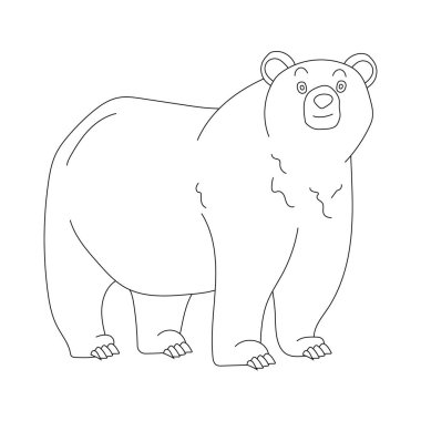Bear Clipart. Doodle Hayvanlar Tırmanışı. Vahşi Hayvanlar Çizgi Filmi Vahşi Yaşam Aşıkları İçin Tırmanma