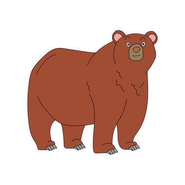 Bear Clipart. Doodle Hayvanlar Tırmanışı. Vahşi Hayvanlar Çizgi Filmi Vahşi Yaşam Aşıkları İçin Tırmanma