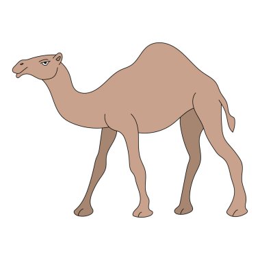 Deve Tırmanışı. Doodle Hayvanlar Tırmanışı. Vahşi Hayvanlar Çizgi Filmi Vahşi Yaşam Aşıkları İçin Tırmanma