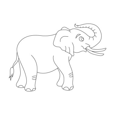 Fil Clipart. Doodle Hayvanlar Tırmanışı. Vahşi Hayvanlar Çizgi Filmi Vahşi Yaşam Aşıkları İçin Tırmanma