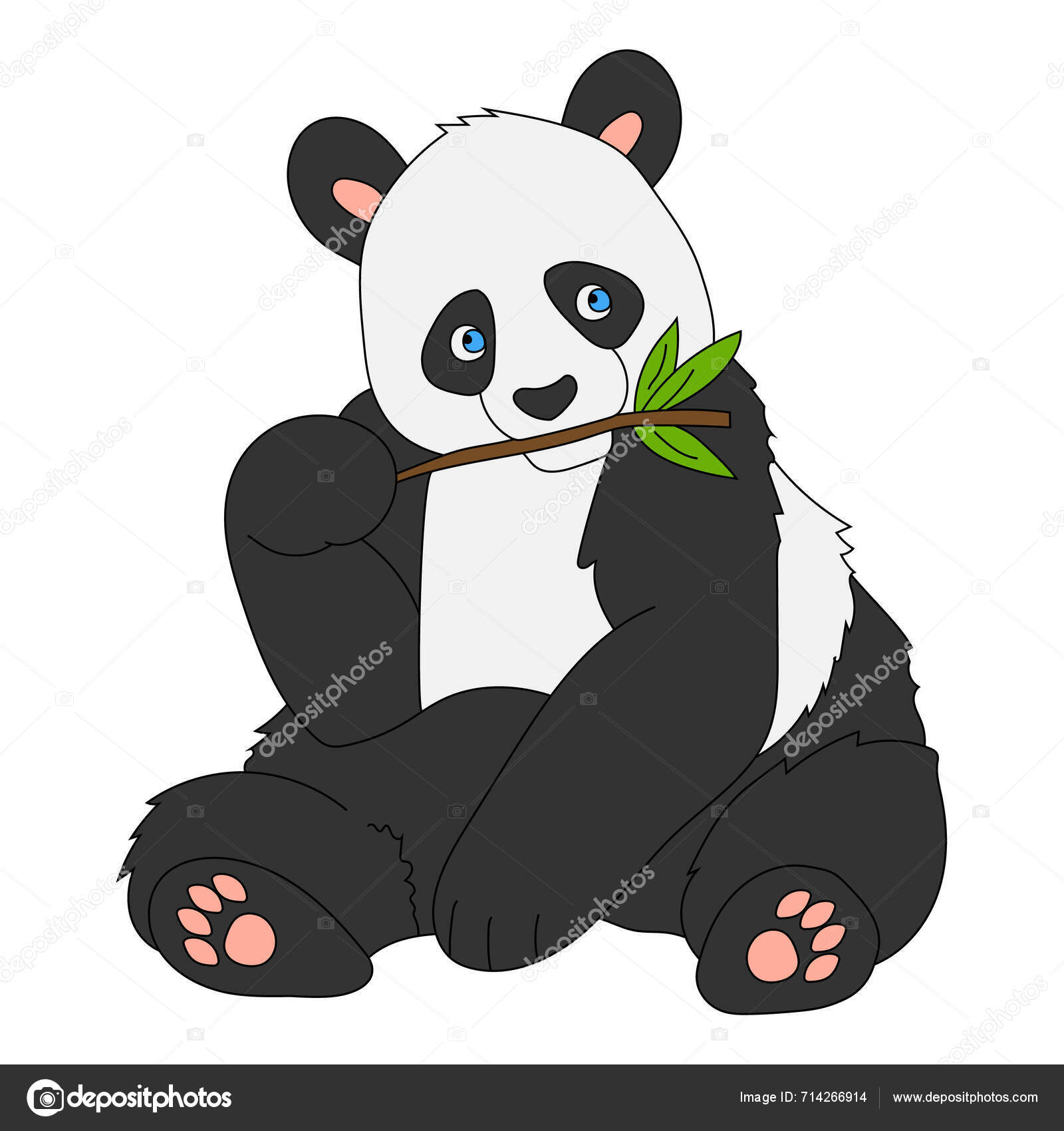 Panda Clipart Doodle Animals Clipart Cartoon Wild Animals Clipart