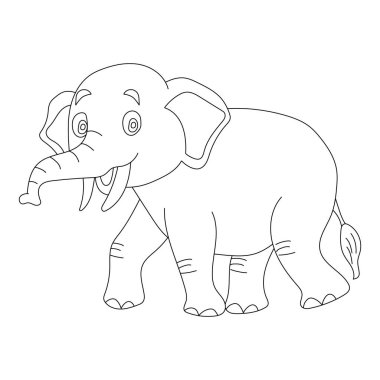 Fil Clipart. Doodle Hayvanlar Tırmanışı. Vahşi Hayvanlar Çizgi Filmi Vahşi Yaşam Aşıkları İçin Tırmanma