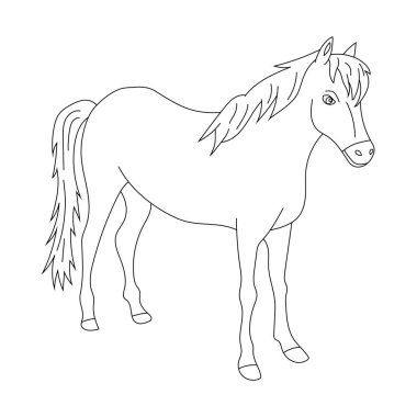 At Yarışı. Doodle Hayvanlar Tırmanışı. Vahşi Hayvanlar Çizgi Filmi Vahşi Yaşam Aşıkları İçin Tırmanma
