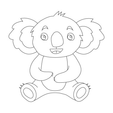Koala Clipart. Doodle Hayvanlar Tırmanışı. Vahşi Hayvanlar Çizgi Filmi Vahşi Yaşam Aşıkları İçin Tırmanma