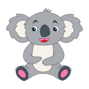 Koala Clipart. Doodle Hayvanlar Tırmanışı. Vahşi Hayvanlar Çizgi Filmi Vahşi Yaşam Aşıkları İçin Tırmanma