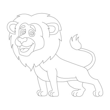 Lion Clipart. Doodle Hayvanlar Tırmanışı. Vahşi Hayvanlar Çizgi Filmi Vahşi Yaşam Aşıkları İçin Tırmanma