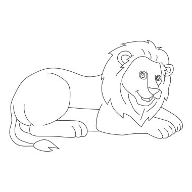 Lion Clipart. Doodle Hayvanlar Tırmanışı. Vahşi Hayvanlar Çizgi Filmi Vahşi Yaşam Aşıkları İçin Tırmanma