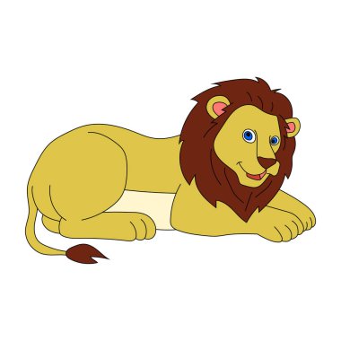 Lion Clipart. Doodle Hayvanlar Tırmanışı. Vahşi Hayvanlar Çizgi Filmi Vahşi Yaşam Aşıkları İçin Tırmanma