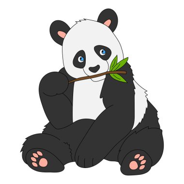 Panda Clipart. Doodle Hayvanlar Tırmanışı. Vahşi Hayvanlar Çizgi Filmi Vahşi Yaşam Aşıkları İçin Tırmanma