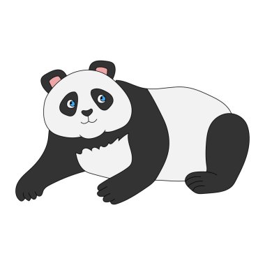 Panda Clipart. Doodle Hayvanlar Tırmanışı. Vahşi Hayvanlar Çizgi Filmi Vahşi Yaşam Aşıkları İçin Tırmanma