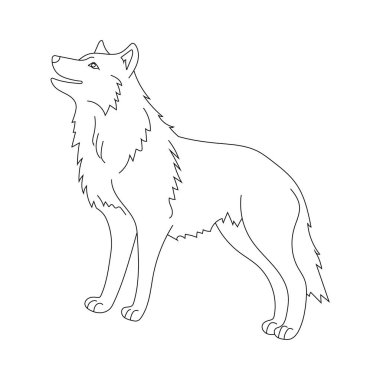 Wolf Clipart. Doodle Hayvanlar Tırmanışı. Vahşi Hayvanlar Çizgi Filmi Vahşi Yaşam Aşıkları İçin Tırmanma