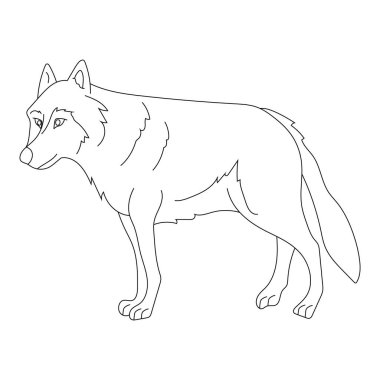 Wolf Clipart. Doodle Hayvanlar Tırmanışı. Vahşi Hayvanlar Çizgi Filmi Vahşi Yaşam Aşıkları İçin Tırmanma