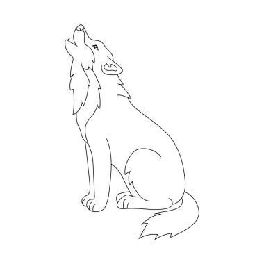 Wolf Clipart. Doodle Hayvanlar Tırmanışı. Vahşi Hayvanlar Çizgi Filmi Vahşi Yaşam Aşıkları İçin Tırmanma