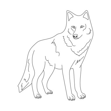 Wolf Clipart. Doodle Hayvanlar Tırmanışı. Vahşi Hayvanlar Çizgi Filmi Vahşi Yaşam Aşıkları İçin Tırmanma