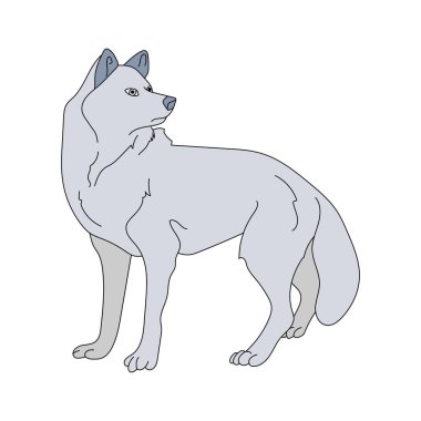 Wolf Clipart. Doodle Hayvanlar Tırmanışı. Vahşi Hayvanlar Çizgi Filmi Vahşi Yaşam Aşıkları İçin Tırmanma