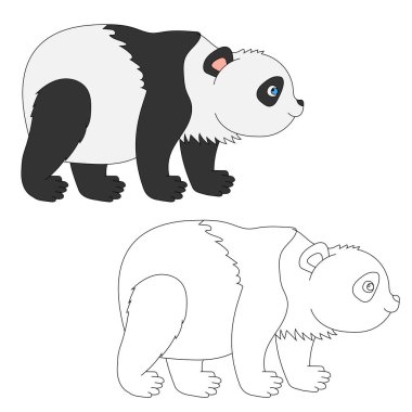 Panda Clipart. Doodle Hayvanlar Tırmanışı. Vahşi Hayvanlar Çizgi Filmi Vahşi Yaşam Aşıkları İçin Tırmanma